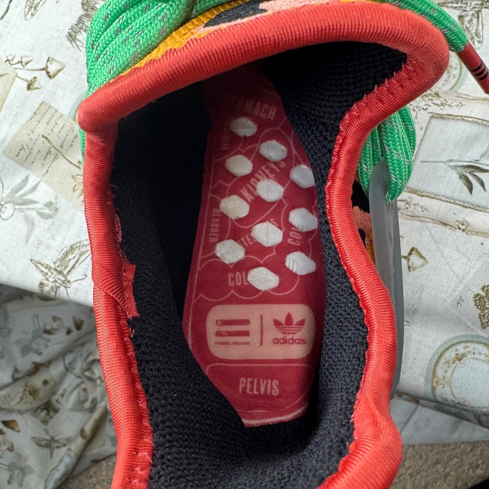 Adidas Pharrell x NMD Human Race Animal Print Sneakers Size 9 Men - Picture 6 of 7